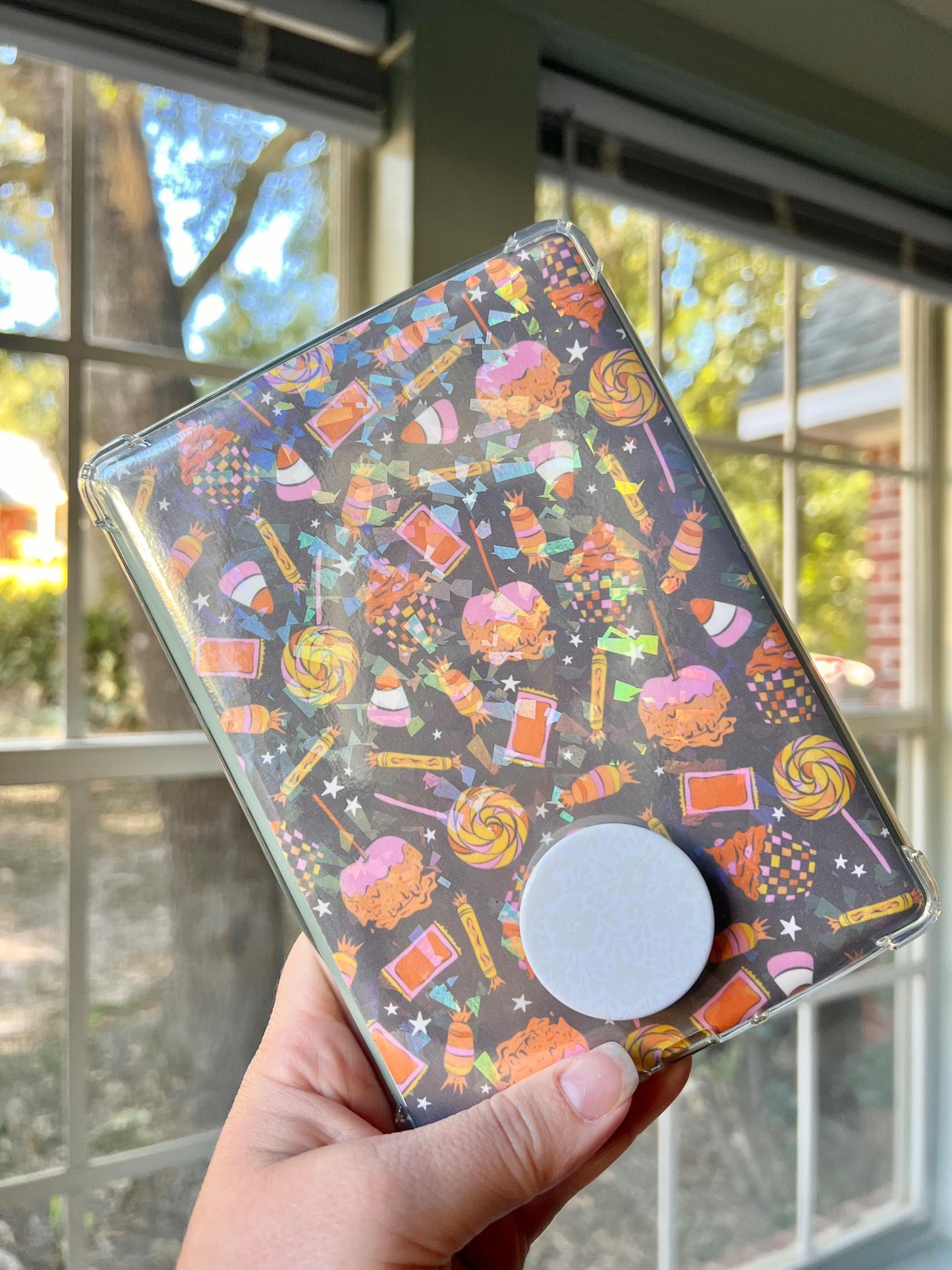 Halloween Kindle insert- kindle e-reader clear case decorative insert