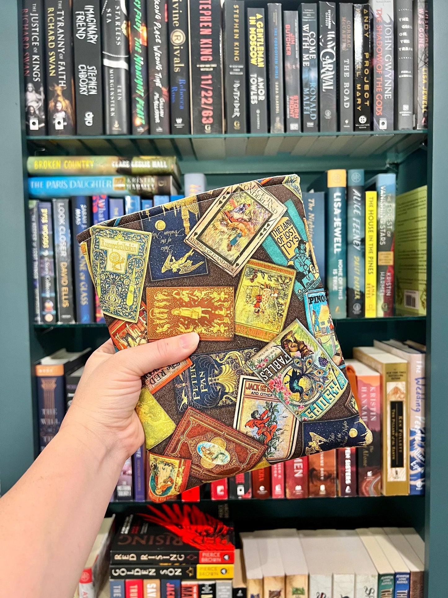 Handmade Book Sleeve- Bookish/ Vintage Books/ Classics