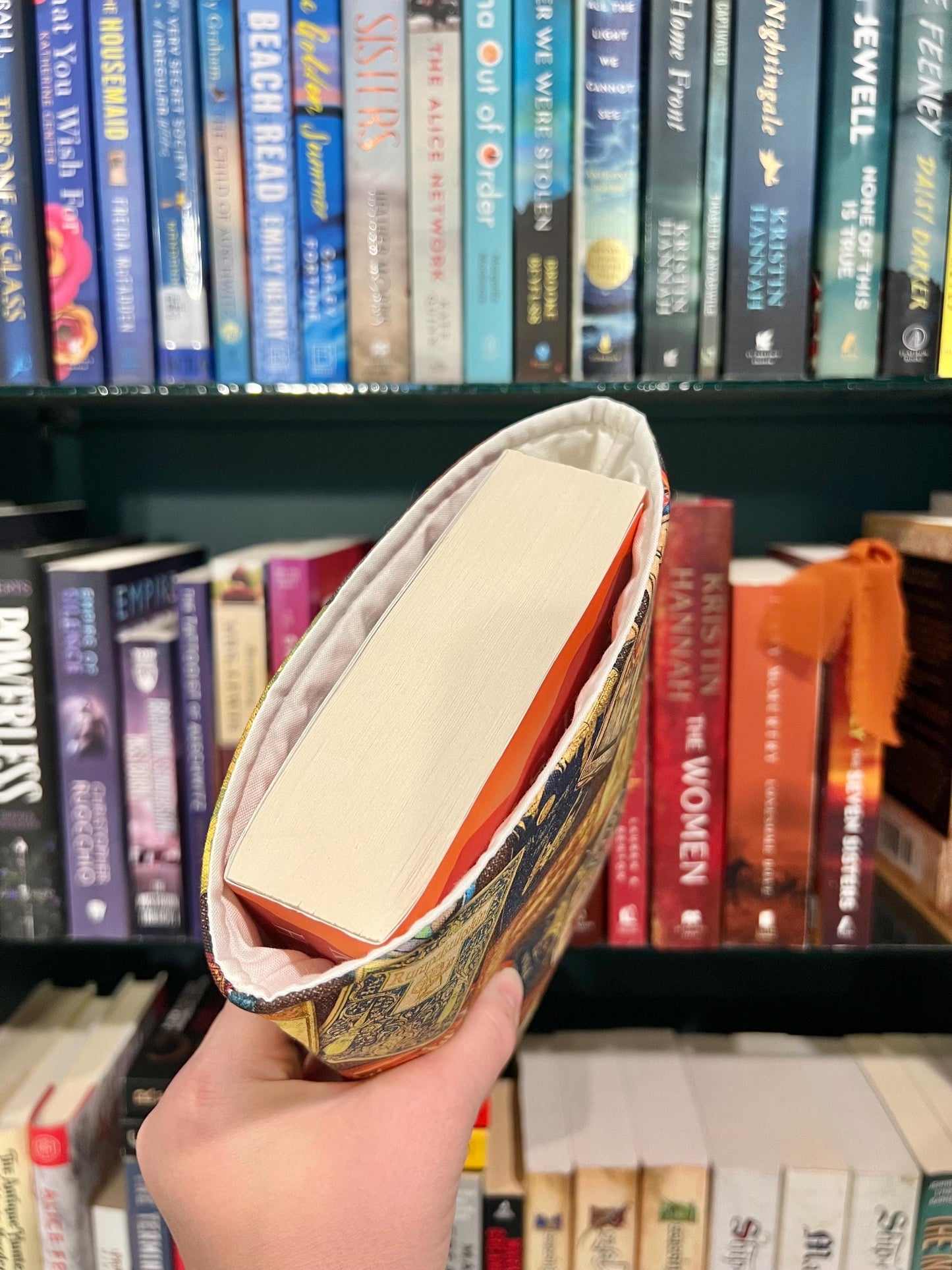 Handmade Book Sleeve- Bookish/ Vintage Books/ Classics